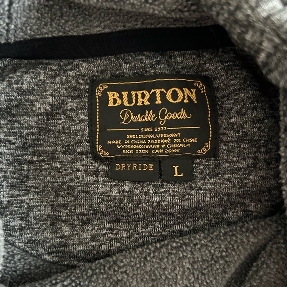Burton Charcoal Hoodie for Men - Picture 2 of 2